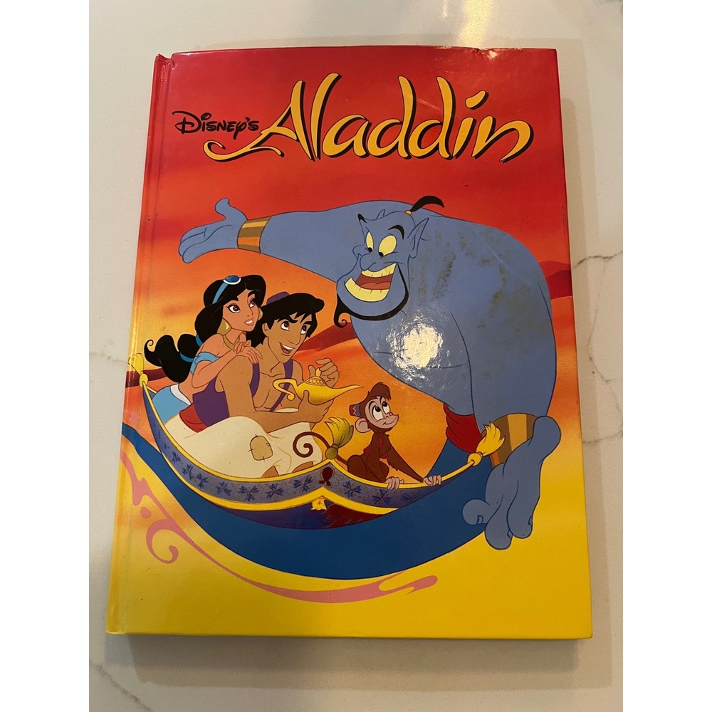 Disney Aladdin Hardcover Book 1992 Disney Classic Series Twin Books Vintage